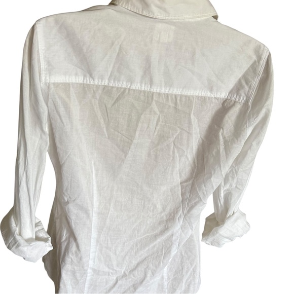 J. Crew White Button-Down Shirt - Picture 4 of 6